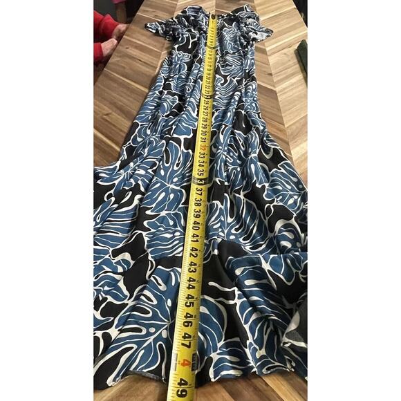 Hilo Hattie Hawaiian Dress Maxi Tropical Floral Print Viscose USA Made XL - Picture 6 of 8